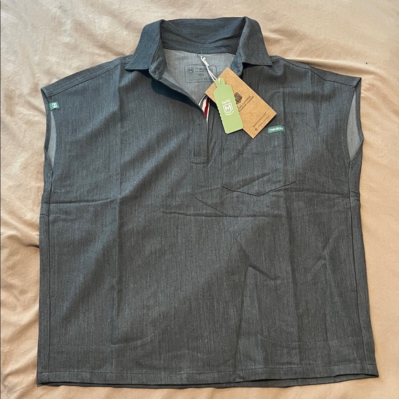 Mediclo Collared Scrub Top Charcoal XXS - Picture 1 of 3